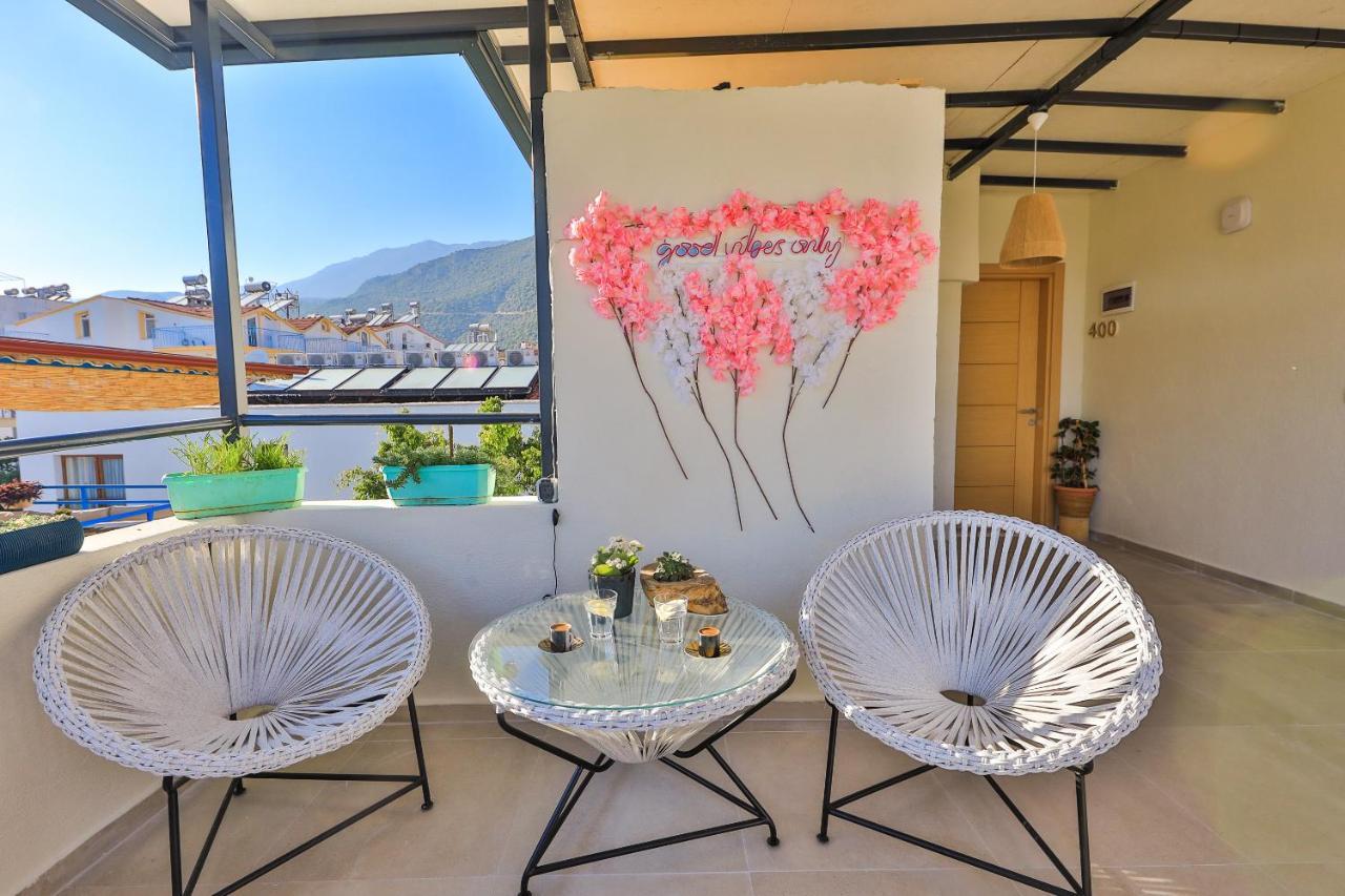 Bahar Pansiyon Kaş Esterno foto